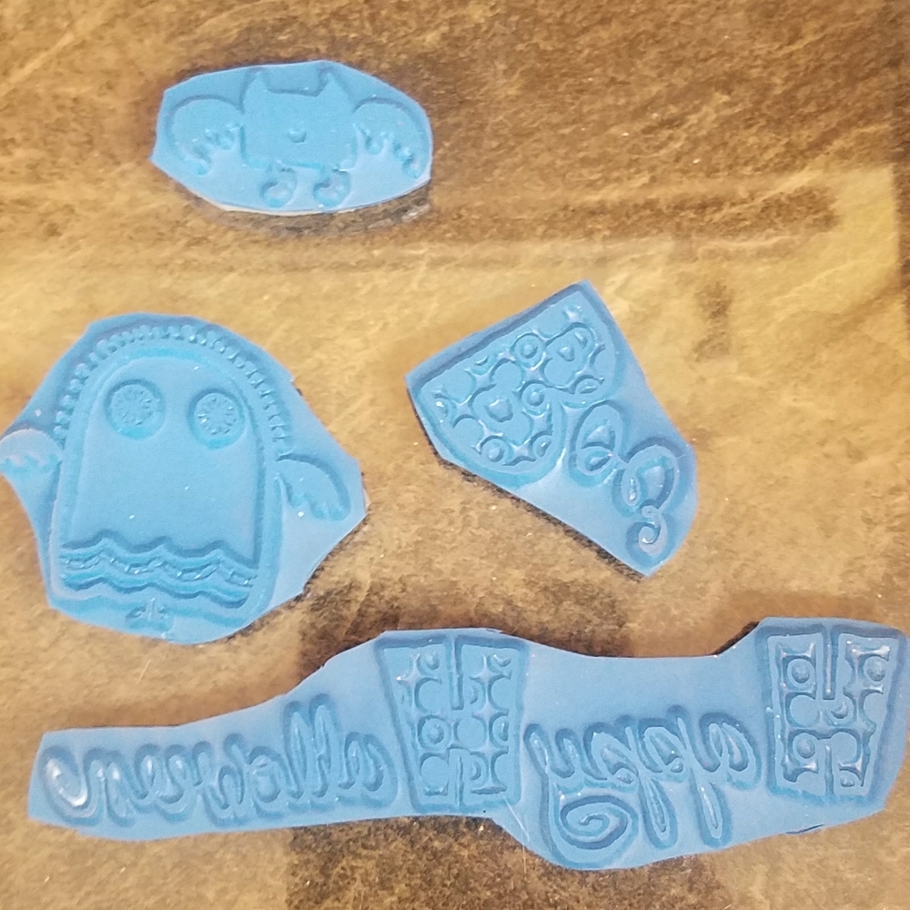 💥5/$25 STAMPS Acrylic Stamp Set TAC Halloween